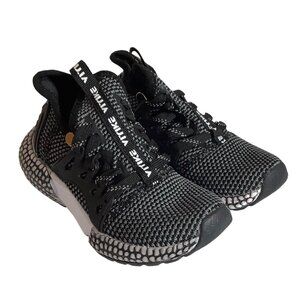 Vitike Black White Knit Athletic Running Sneakers Patterned Sole Boy EU 27 US 10
